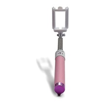 Philips Uyumlu 3.5 MM Kablolu 270 Derece Dönebilen Premium Selfie Çubuğu 3611 Lila