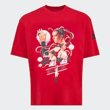 Red Adidas Erkek Günlük T-shirt Filenin Sultanları Kn2494 Kırmızı