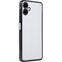 Galaxy A06 Kılıf Razer Lensli Silikon - Siyah