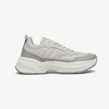 Tommy Hilfiger Chunky Dressy Kadın Gri Sneaker Düz Fw0fw08346 Gri
