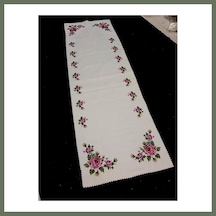 Bezos Kanaviçe Runner Dijital Baskılı 40x140cm Bezos1 Çok Renkli