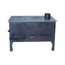 Şehzade Camsız Altaş Kuzine Soba 4 Mm Çok Amaçlı Bahçe Tipi Kuzine Soba Özel El Yapımı Soba