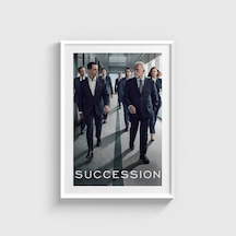 Succession Dizi Posteri Tablo Çerçeveli Poster Duvar Dekorasyonu Beyaz Çerçeveli Tablo Beyaz Çerçeveli Tablo Dn11d481beyaz