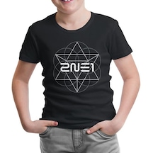 2Ne1 - Crush Siyah Çocuk Tshirt