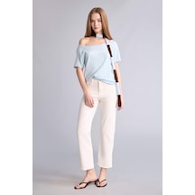 Defacto Comfort Straıght Normal Bel Bilek Boy Jean Pantolon F6174ax26smwt1 Beyaz-wt1