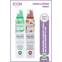 Icon Saç Bakım Köpüğü Coconut-shea Butter & Rosemary & Mınt Set