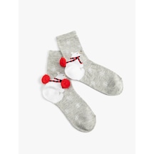 Koton Soket Çorap Kutup Ayısı Baskılı Yılbaşı Temalı Gri 5wkg80122aa Gri Koton Soket Çorap Kutup Ayısı Baskılı Yılbaşı Temalı Gri 5wkg80122aa Gri