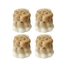 Şeffaf Kabarcıklı Cam Bardak 7 Cm, Kalın Cam Mini Su, Kahve, Kola Ve Meşrubat Bardağı, 4 Lü Set, Dayanıklı, Modern, Ergonomik Tasarım, Kahve Yanı Üzüm Bardak. Çok Renkli