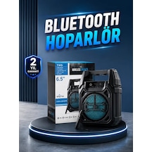 Northcity 15w Güçlü Ses Çıkışlı Bluetooth Hoparlör Fm Radyo Ve Mikrofon Destekli - Taşınabilir Ev Partisi