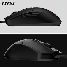 Msı Gg Forge Gm100 Gamıng Mouse Max 6400 Dpı 108gr 1,5m Kablo Optık Sensor Mıcro Swıtch Rgb Led Oyuncu Faresı
