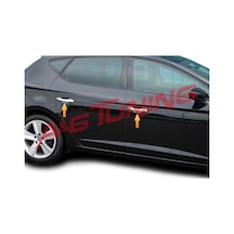 Skoda Octavıa Krom Kapı Kolu 2013 - 2019 Arası Paslanmaz Çelik Octavıakk2013