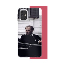Samsung Galaxy M31s Uyumlu Atatürk Makam Arabasında Baskılı Silikon Kılıf Renkli