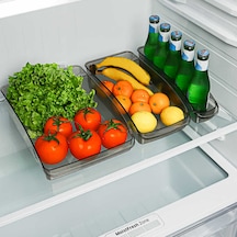 Porsima ORG-49 3 lü Çok Amaçlı Dolap İçi Düzenleyici Organizer Şeffaf