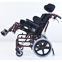 K-080 Spastik Çocuk Tekerlekli Sandalye Recline Sırtlık Refakatçi Frenli