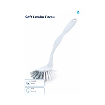 Soft Lavabo Fırçası Çok Renkli 26 X 9 Cm
