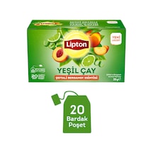 Lipton Şeftali Ve Bergamot Aromalı Yeşil Çay 20li