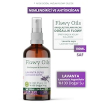 Flowy Oils Lavanta Suyu Nemlendirici ve Antioksidan Tonik Cam Şişe 100 ML