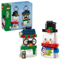 LEGO® Kardan Adam Süsleri 40812 – 6+ Yaş Çocuklar için 2 Kardan Adam Figürü İçeren Yılbaşı Ağacı Süsü Oyuncak Yapım Seti (168P)