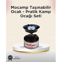 Dayanıklı, Paslanmaz Ve Yüksek Isı Dayanımlı Kamp Ocağı Uzun Süreli Kullanım İçin Siyah