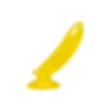 Zaga Oyun 17 CM Vantuzlu Muz Şeklinde Silikon Anal Plug