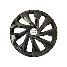 Renault 14 İnç Jant Kapağı Siyah Kırılmaz 4 Adet Reno 4810syhrenault