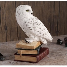 Veronese Design Kar Baykuş Ev Dekor Heykeli