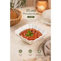 Porsima 1749n Porselen Kase Desenli Derin Salata Kase 15cm