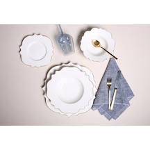 Porland Vintage Altın Yaldız 24 Parça 6 Kişilik Yemek Takımı 04AL