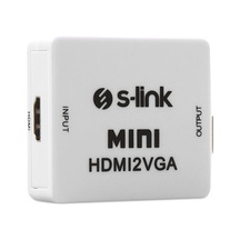 S-Link SL-Hvc10 HDMI To Vga + Audio Çevirici Çoklayıcı