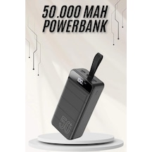 Powerbank Çoklu Şarj Girişi 50.000 Mah Taşınabilir Dijital Göstergeli Renkli 91725735
