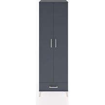 Hyperion Dolap 3 Raflı Tek Çekmeceli Tek Askılı 60x44x195 Antrasit-antrasit Antrasit Hyperion Dolap 3 Raflı Tek Çekmeceli Tek Askılı 60x44x195 Antrasit-antrasit Antrasit