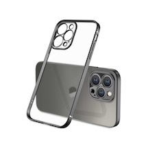 Mobilefix Apple Uyumlu iPhone 12 Pro Max Mat Gbox Kılıf-siyah Siyah