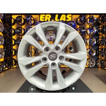 4 Adet Hyundai  6.5 16 5 114.3 Et50 67.1 Sılver Jant Revize Edilmiş Takım