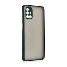 Samsung Galaxy Uyumlu , M51 Kılıf Montreal Silikon Kapak - Yeşil