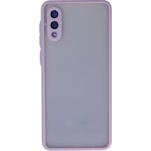 Samsung Galaxy A02 Kılıf Montreal Silikon Kapak - Mor Çok Renkli