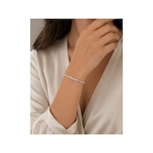 Zirkon Taşlı Silver Bileklik