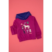 U.s. Polo Assn. Kız Çocuk Fuşya Sweatshirt 50317906-vr023 Fusya