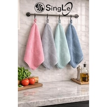 Mikrofiber Yumuşak Dokulu Temizlik Bezi 30 40 Mutfak Temizlik Havlusu Leke, Koku Yapmaz 1 Adet Diğer