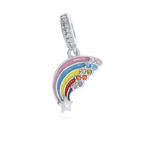 Kadın Gökkuşağı Model Gümüş Charm