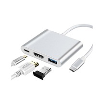 Gabble Gab-ty301 Çevirici Type-c To 3 In 1 Hdmı +type-c + Usb 3.0 Çevirici