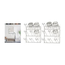 Bardak Düzenleyici Askı Ve Kurutmalık 2 Adet Bulasıklık Duvar Monte 19x12x24cm