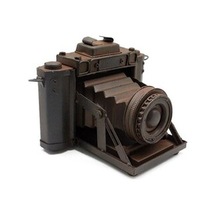 Dekoratif Metal Vintage Fotoğraf Makinesi