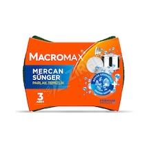 5 Adet Macromax Mercan Sünger 3'lü Paket