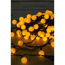 5 Metre 28' Li Led Işıklı Ampul Top Dizeleri Dekoratif Top Led Sarı Sarı