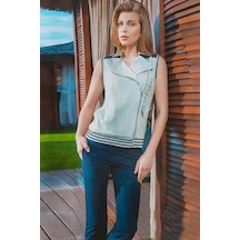 Bayan Pijama Tk 158 Gri Melanj