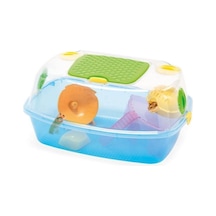 Imac Yo-yo Plus Plastik Hamster Kafesi Mavi 54x39x27 Cm