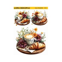 Lora Dekopaj Sulu Transfer Kağıdı - 535 25x35 Cm