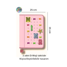Delik Serisi 25x35 Cm Ödev Dosyası, Abka Taşıyıcı Proje Dosyası Fermuarlı 1 Adet Pembe