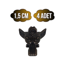 Melek 1.5cm Metal Ayak Çeyiz Ve Hediye Kutusu Mobilya Ayağı 1.5cm Bronz 4 Adet Bronz