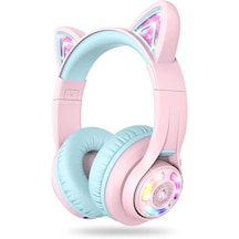 İclever BTH13 Bluetooth 5.3 Kedi Kulaklı Kulak Üstü Çocuk Kulaklık
